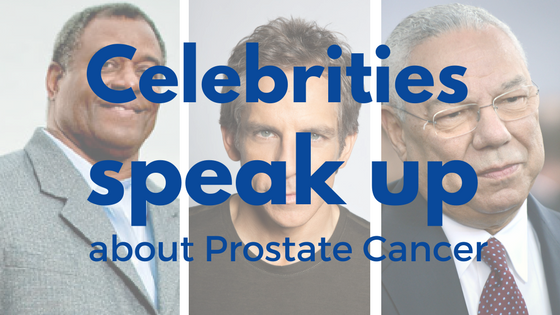 Celebrities who talk about prostate cancer